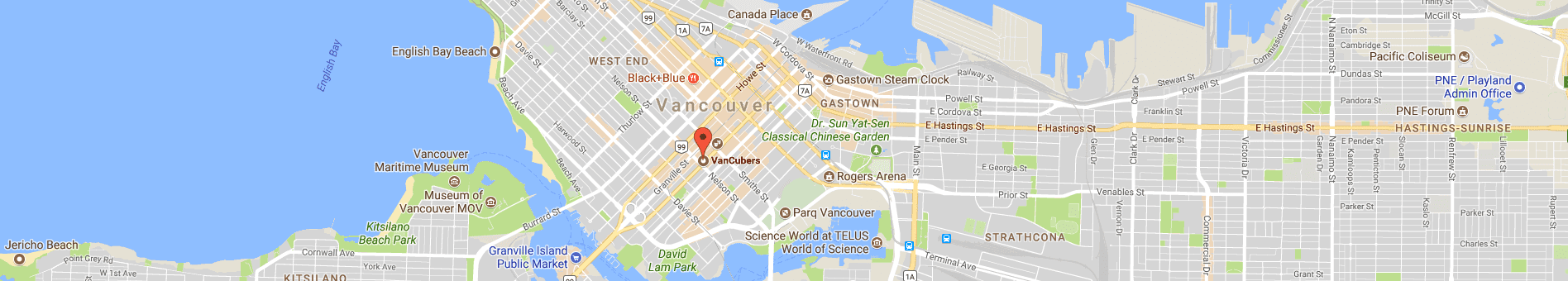 Vancubers Coworking on the map