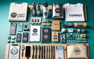 elevate your brand with corporate swag: a practical guide to driving growth, loyalty, and privacy 1 a lot of different company branded corporate swag ideas