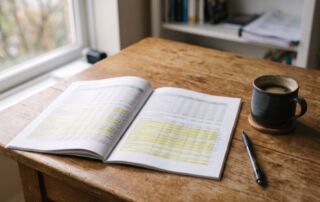 bc ndp promises to small business: 12 checked against the record 5 printed report with highlighted rows and check marks, scoring bc ndp promises against the record