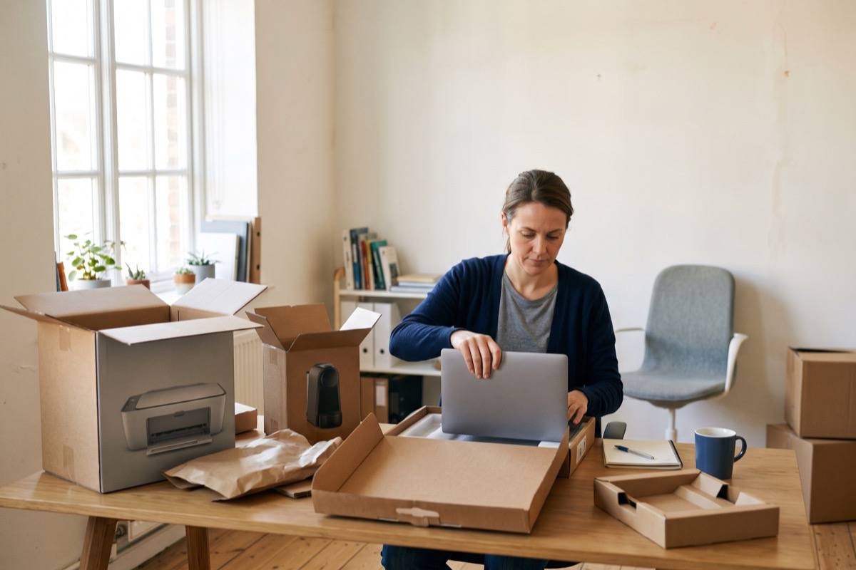 starting a business in bc in 2026: 5 clear changes that apply whoever wins 3 unboxing a laptop, printer and coffee machine, equipment that carries 7% pst when starting a business in bc
